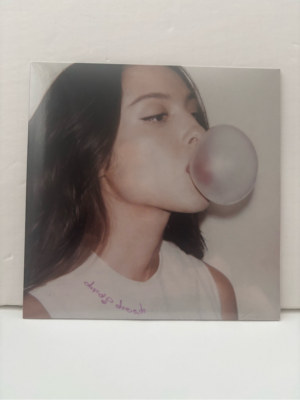 Olivia Rodrigo "Drop Dead" 7-inch vinyl single chewing gum pink color new